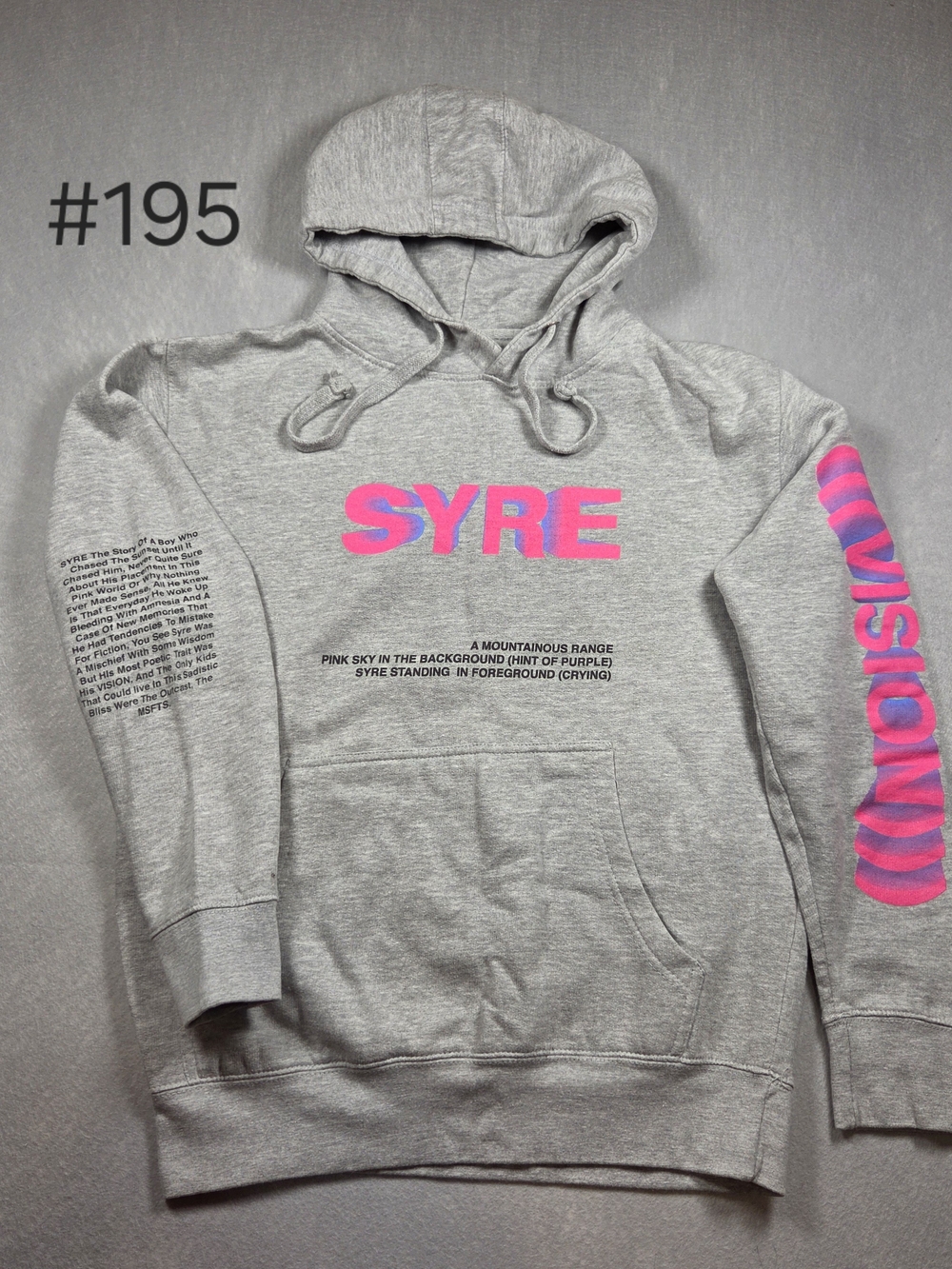 Authentic MSFTSrep Jaden Smith SYRE "A Beautiful Confusion" Tour Hoodie
